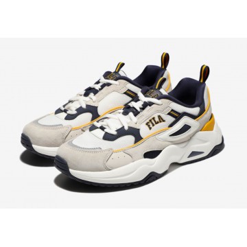 韓國FILA RAYFLIDE PIG SUEDE + MESH (藍色/黃色)